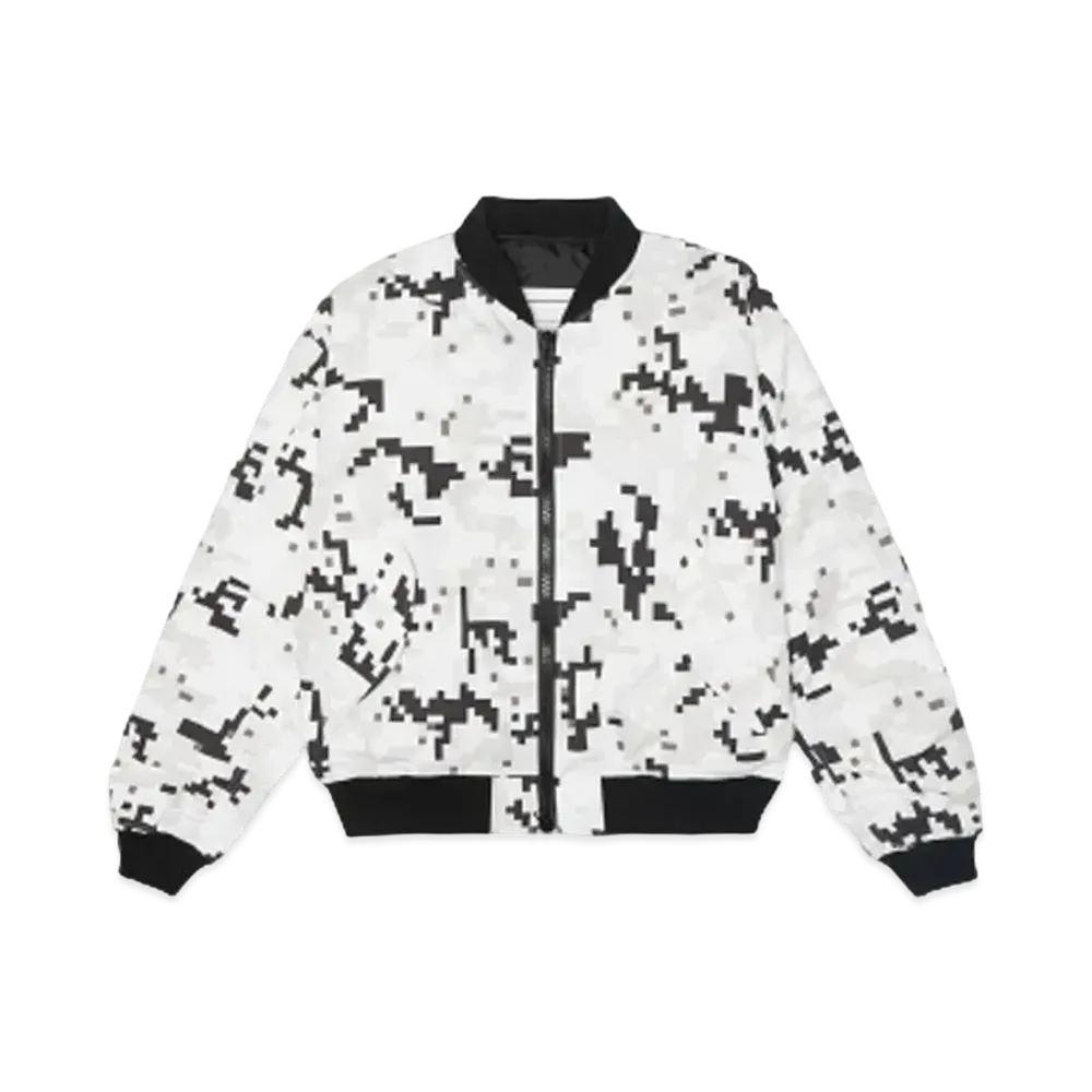 beauty:beast Digital️ Camo Bomber Jacket Exclusive "BLACK/WHITE"