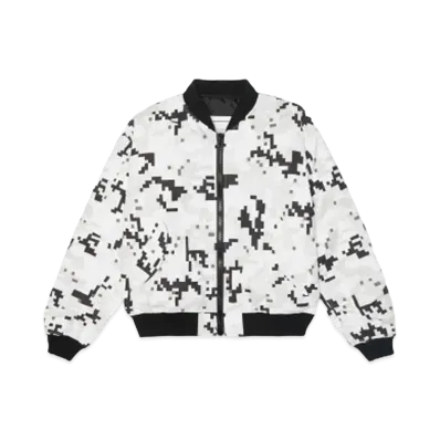 beauty:beast Digital️ Camo Bomber Jacket Exclusive "BLACK/WHITE"