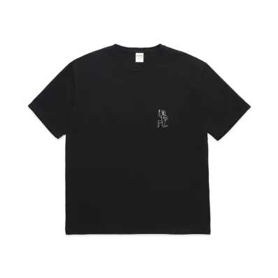 WACKO MARIA Washed Heavy Weight T-Shirt "Black"