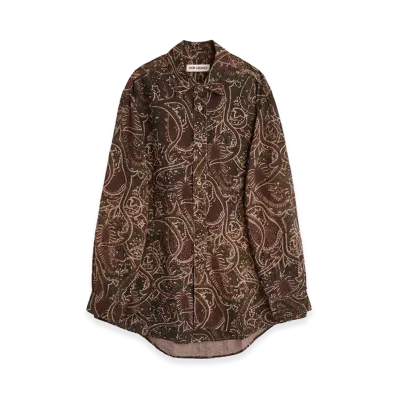OUR LEGACY Vast Shirt "Overdyed Snake Paisley Print"