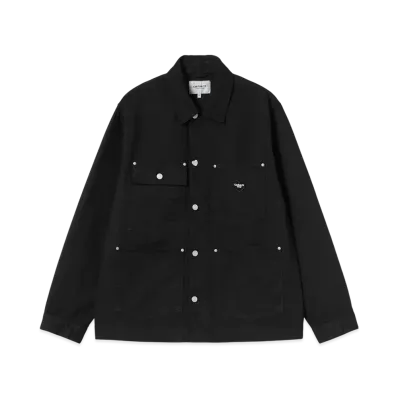 Carhartt WIP Drewe Chore Coat "Black(Rinsed)"