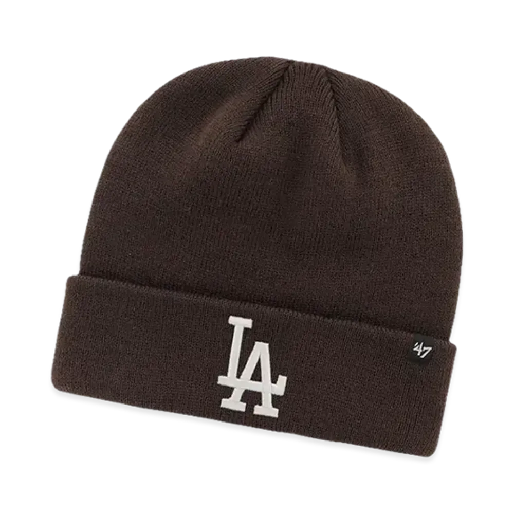 47 MLB Raised Cuff Knit "LA Brown"