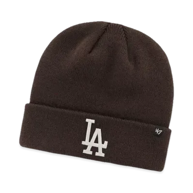 47 MLB Raised Cuff Knit "LA Brown"