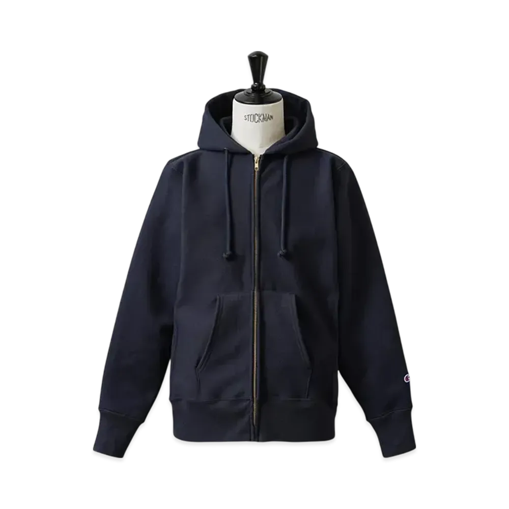 Champion Reverse Weave Zip Hooded Sweatshirt 12.5oz "Navy"