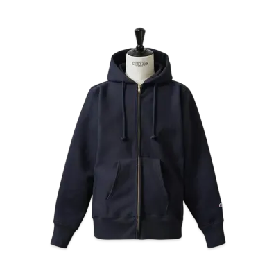 Champion Reverse Weave Zip Hooded Sweatshirt 12.5oz "Navy"