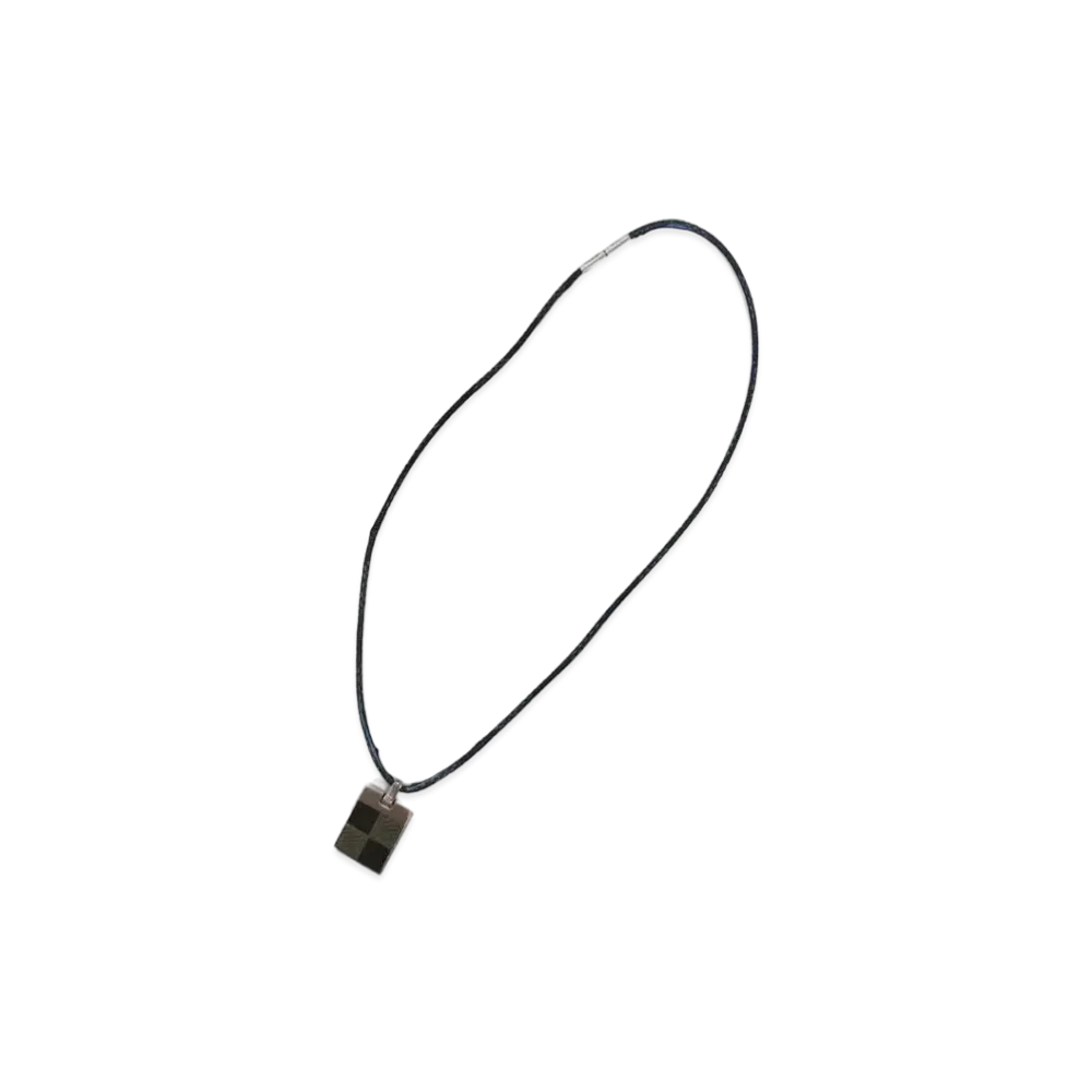 Louis Vuitton Pendentif Necklace "Black/Silver"