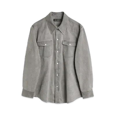 OUR LEGACY Frontier Shirt Wash Denim "Attic Carbon"