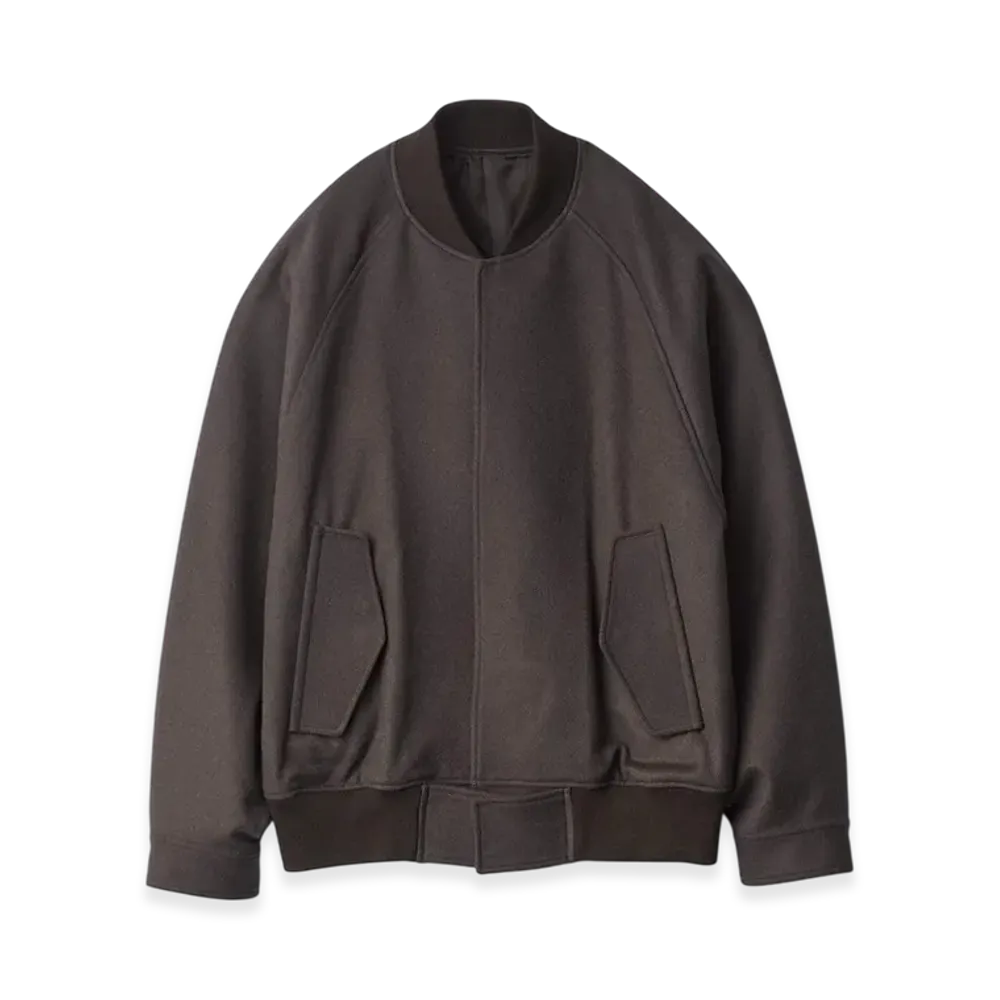 ssstein Wool Cashmere Beaver Studium Jacket "Grey Khaki"