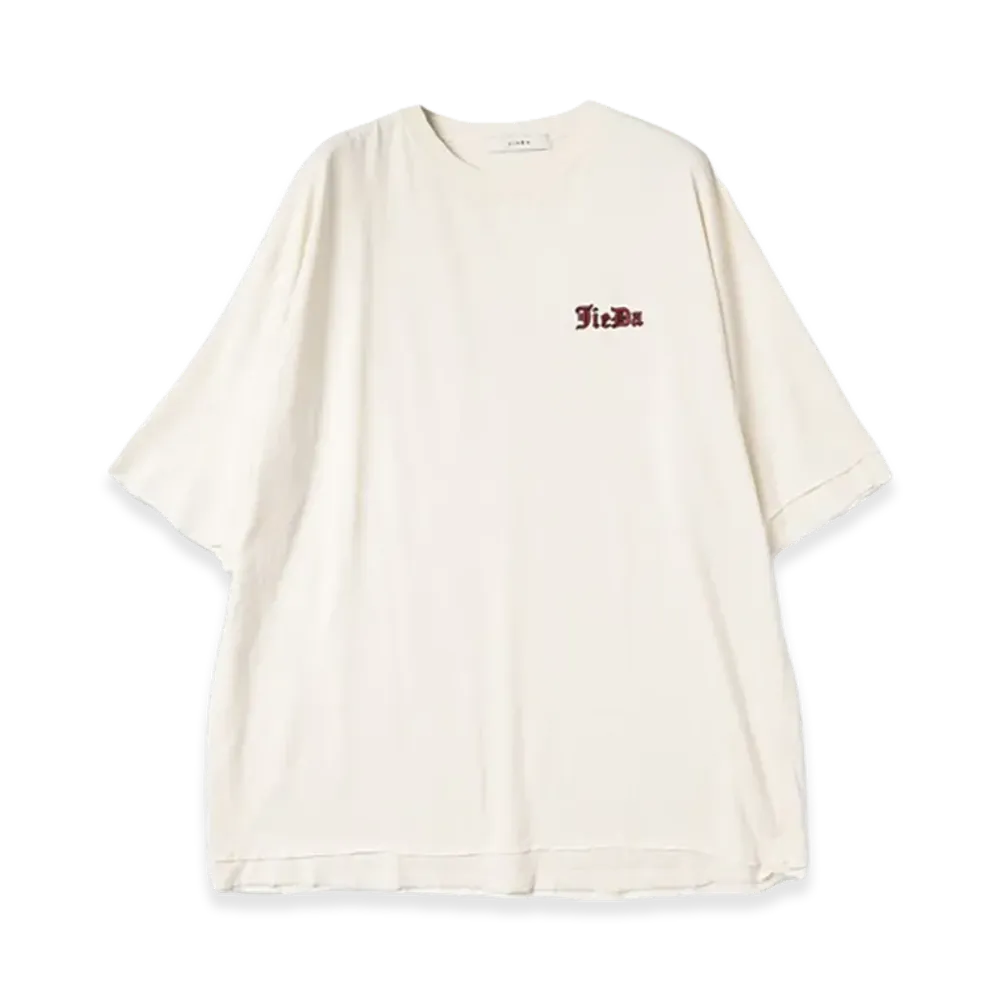 JieDa Damage Gothic Pigment Tee "Ivory"