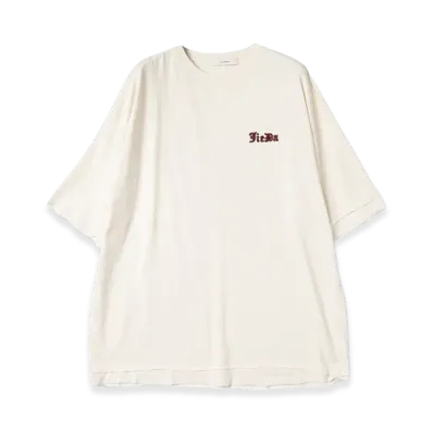 JieDa Damage Gothic Pigment Tee "Ivory"