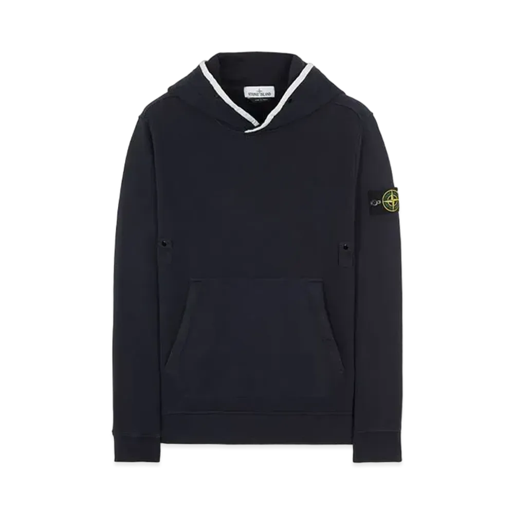 Stone Island 60620 BRUSHED COTTON FLEECE "Blue"
