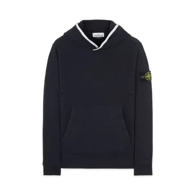 Stone Island 60620 BRUSHED COTTON FLEECE "Blue"