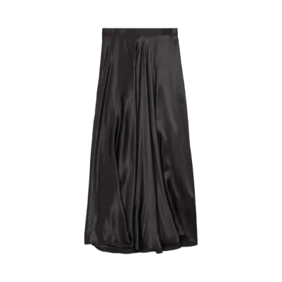 BALENCIAGA Women's Asymmetric Skirt "Black"