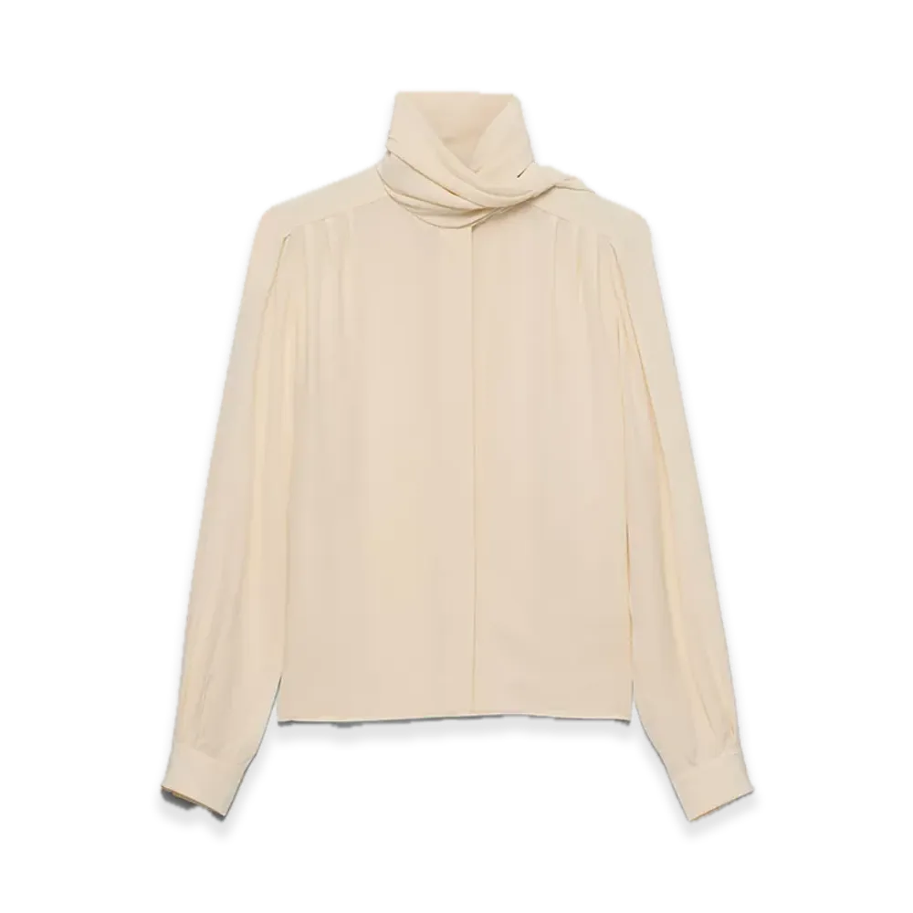 PRADA Marocain Shirt "Ivory"