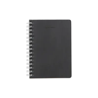 Hender Scheme Removable Ring Note A6 "Black Grid"
