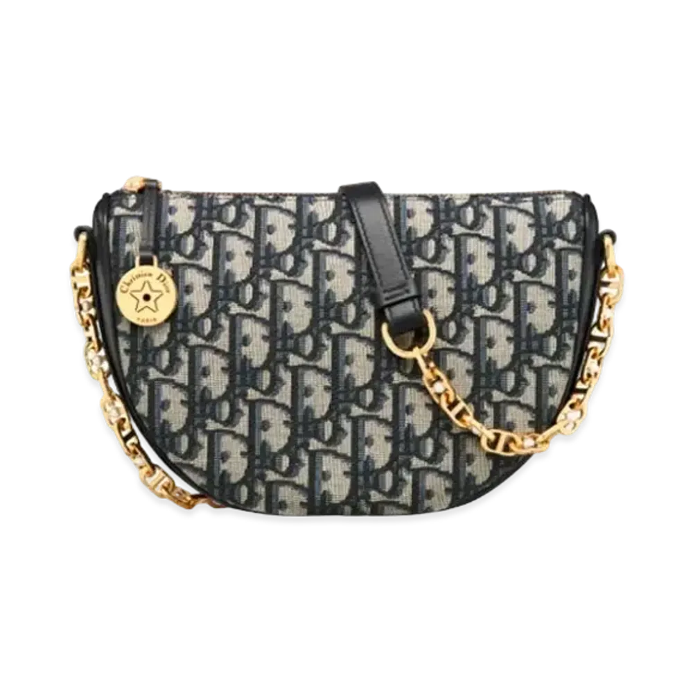 Dior Diorstar Callisto Bag Dior Oblique Jacquard "Blue"