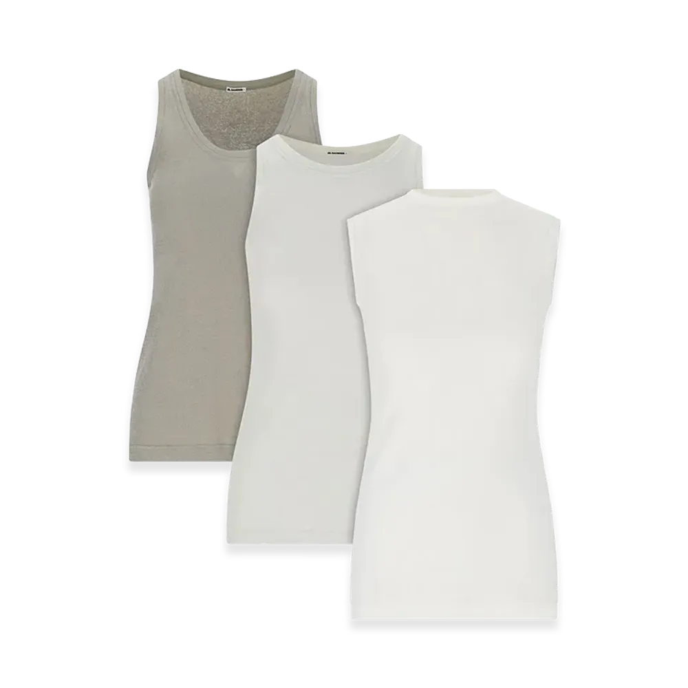 Jil Sander Women's Kit Tank Top Set "Multicolor"