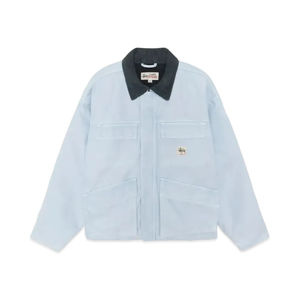 Stussy Washed Canvas Shop Jacket "Light Blue"