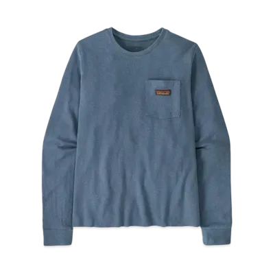 Patagonia Women's Longsleep Work Pocket Tee "Utility Blue"