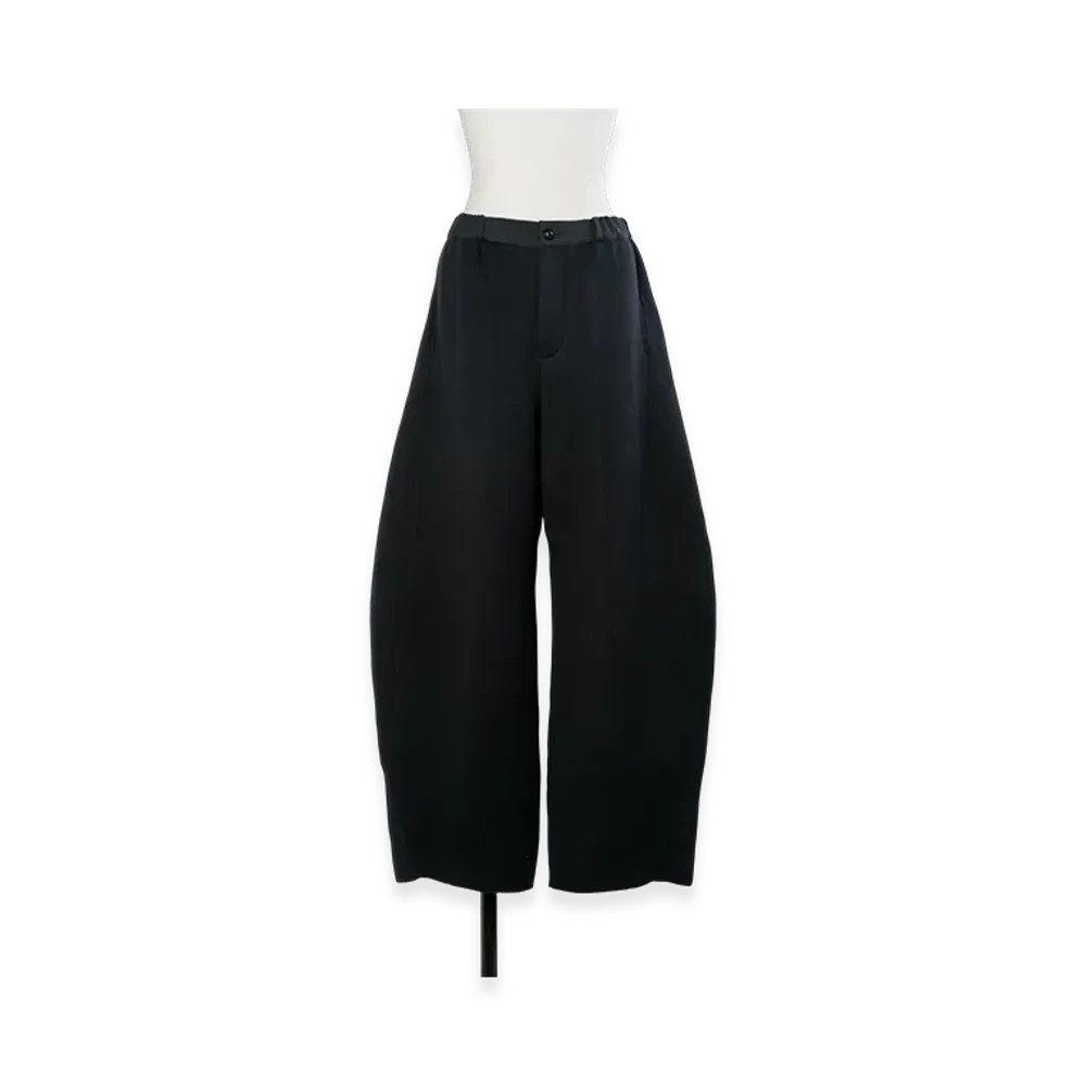 sacai Cotton Cashmere Knit Pants "Black"