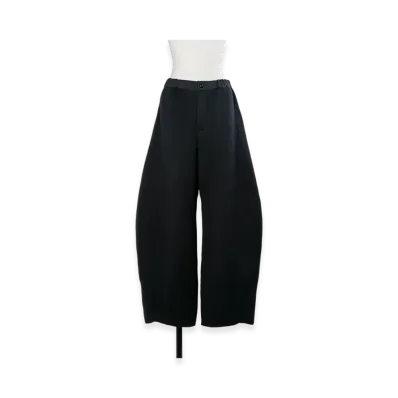 sacai Cotton Cashmere Knit Pants "Black"
