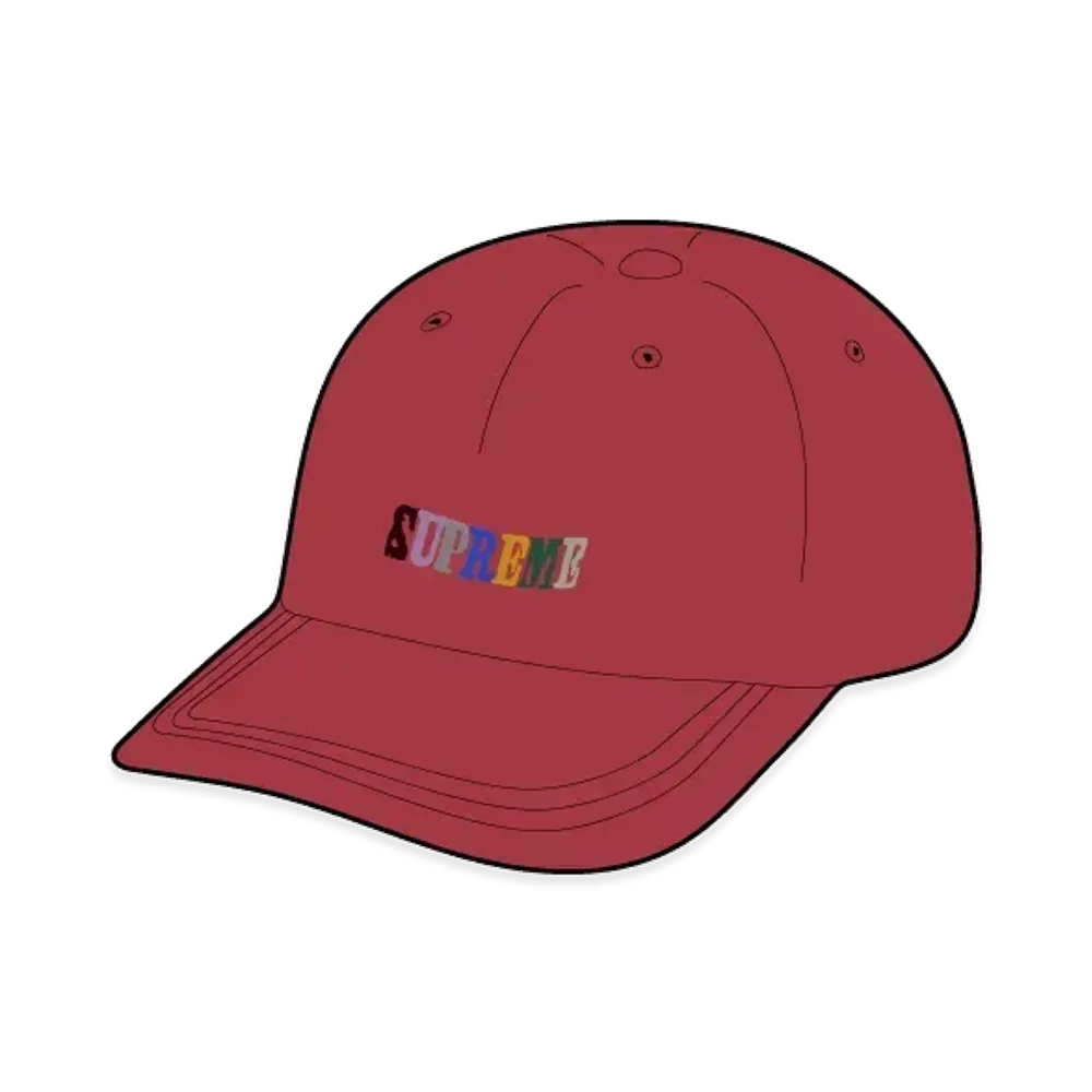 Supreme Pigment Dye 6-Panel "Red"