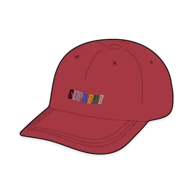 Supreme Pigment Dye 6-Panel "Red"