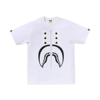 A BATHING APE x Bounty Hunter Mad Shark Tee "White"