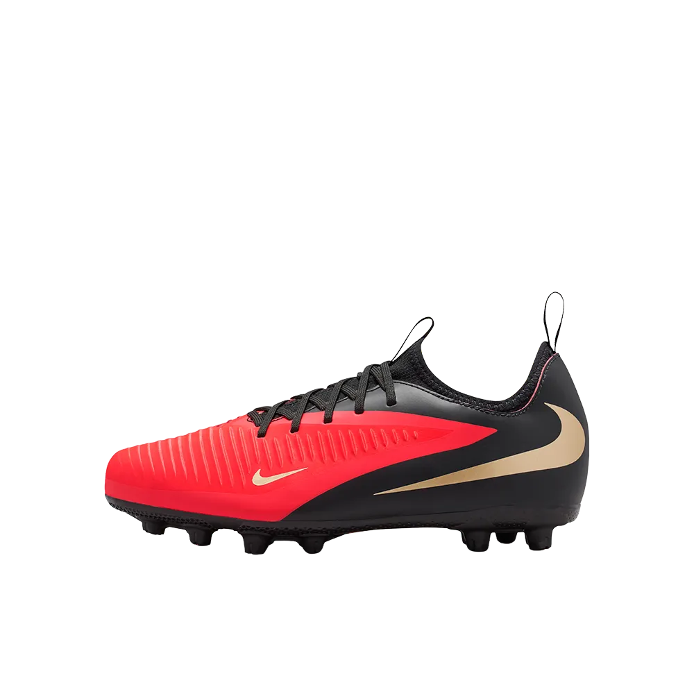 Nike GS Jr. Phantom 6 Low Academy "Bright Crimson/Bright Crimson/Black"