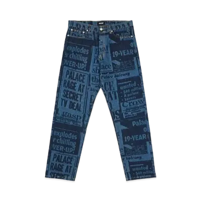 PALACE TABLOID DENIM JEAN "Blue"