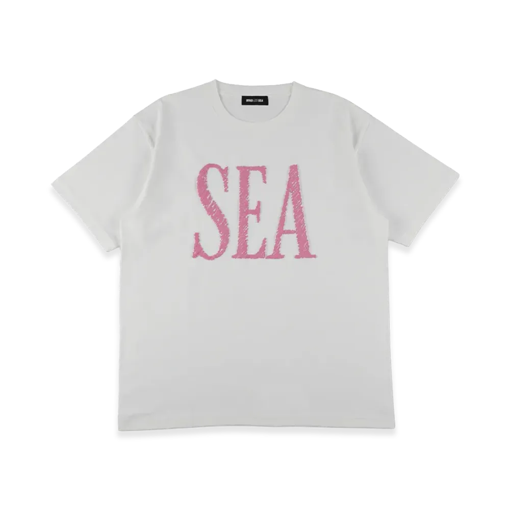WIND AND SEA Puffy Logo S/S Tee "White"