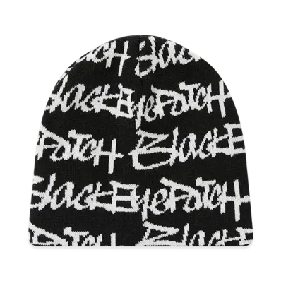 BlackEyePatch Fasthand Script Beanie "Black"