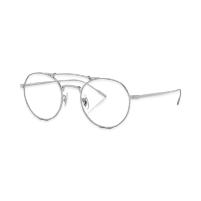 OLIVER PEOPLES Reymont "Brushed Silver/Blue Light Filter"
