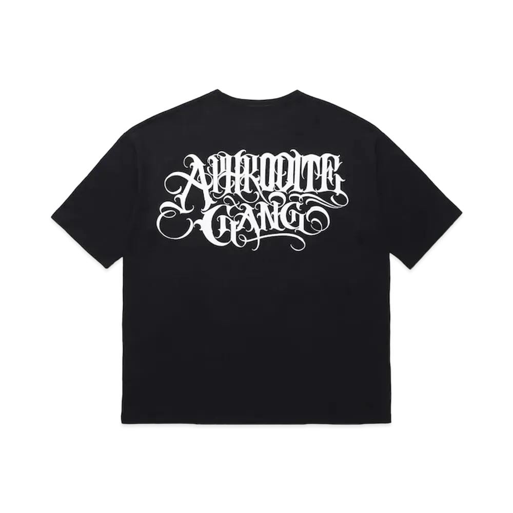 APHRODITEGANG Bud Spool Back ClassicLogo Print S/S Pocket Tee "Black"