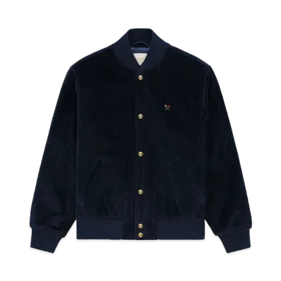 Aime Leon Dore Corduroy Crest Varsity Jacket "Navy"