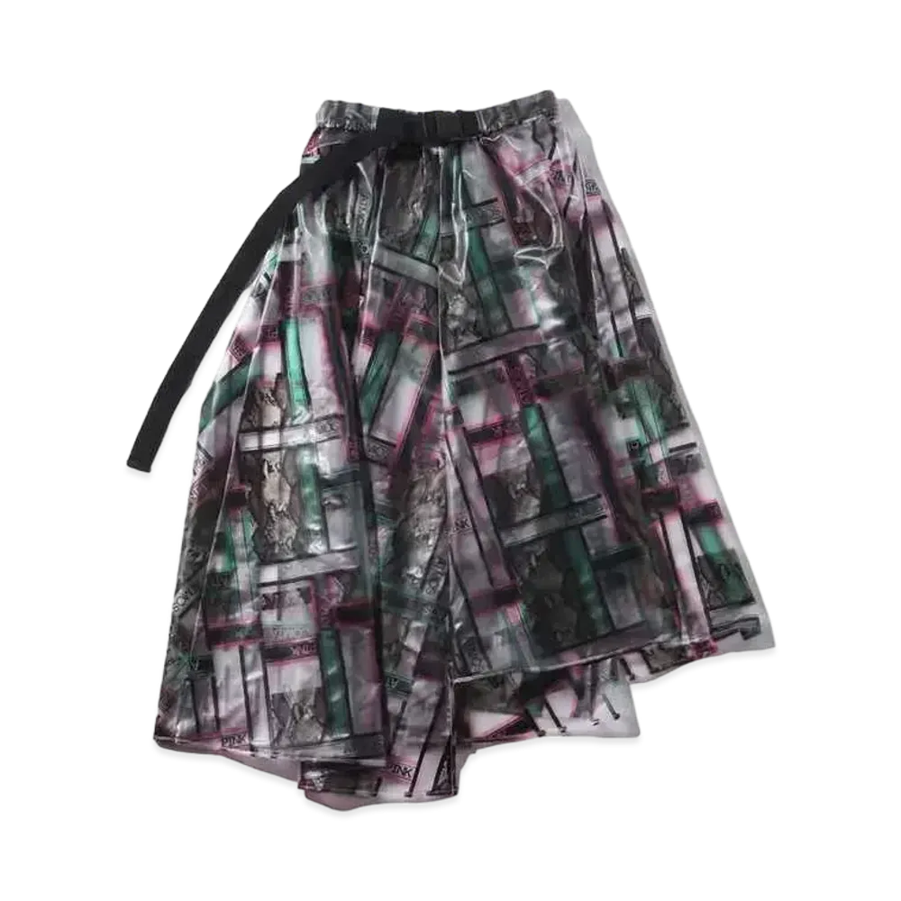 atmos pink Logo Geometric Skirt "White"