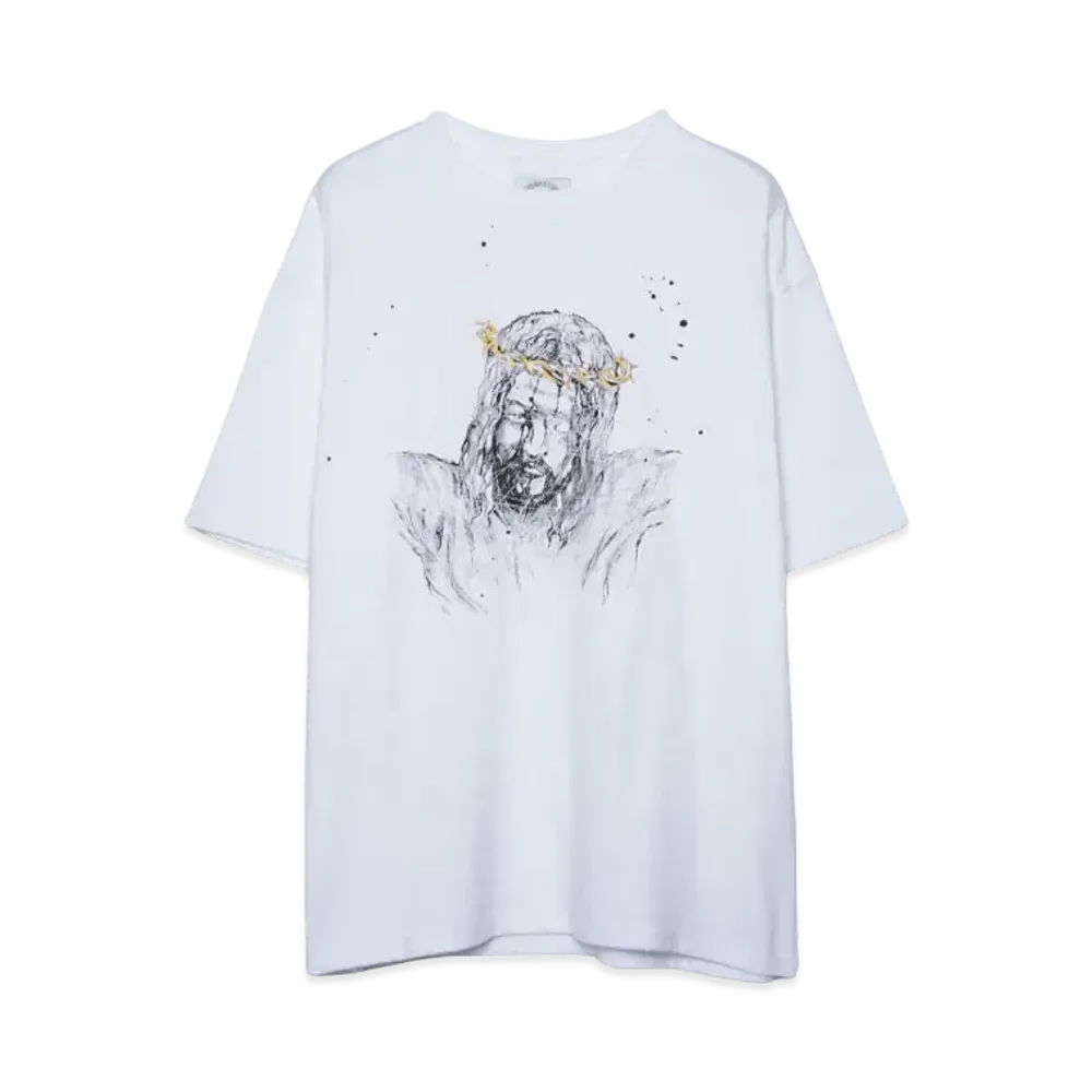 SOMEIT SOLVER.P VINTAGE TEE "WHITE"