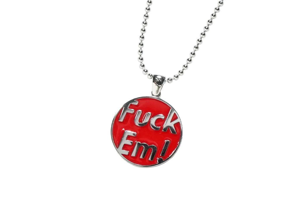 Supreme x Jacob&Co Fuck Em Pendant "Silver"