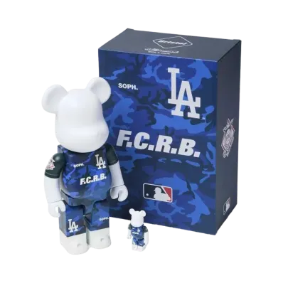Bearbrick F.C.Real Bristol F.C.R.B. × MLB LOS ANGELES DODGERS 100% & 400%