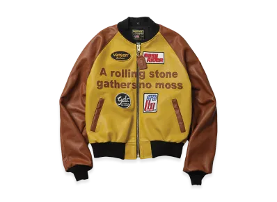 GDC x Easy Rider x Vanson Team Jacket "Brown"