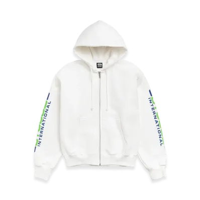 Stussy Blade Zip Hoodie "Off White"