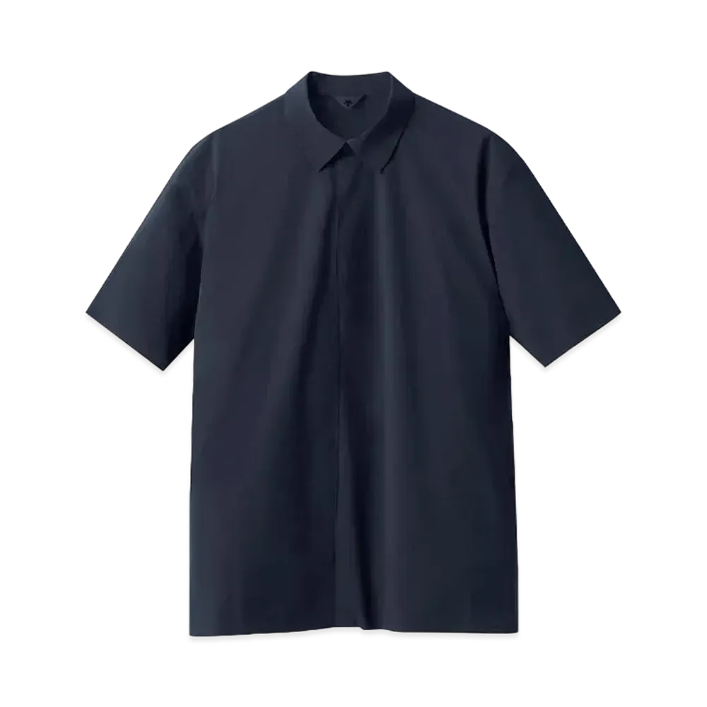 DESCENTE ALLTERRAIN Untrimmed Seamless H/S Shirts "Navy"