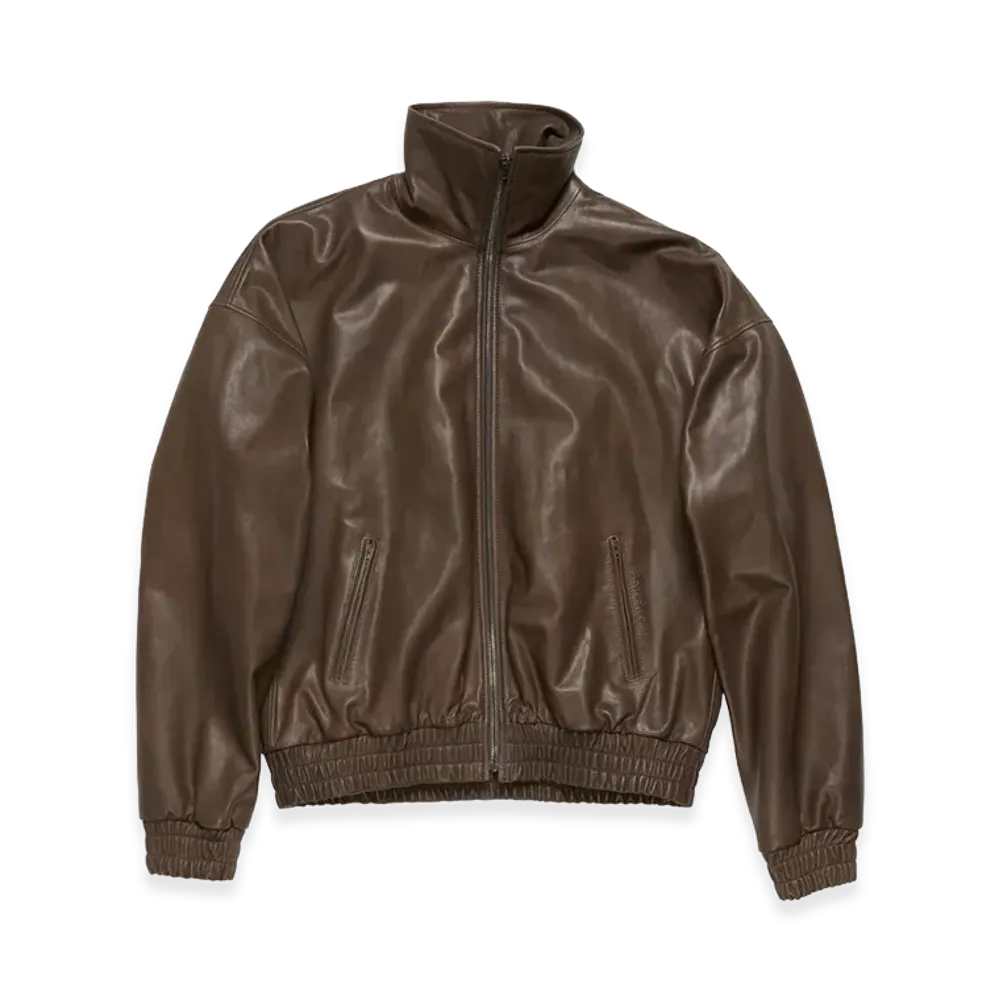 Acne Studios Women's Leather Outerwear "Brown"