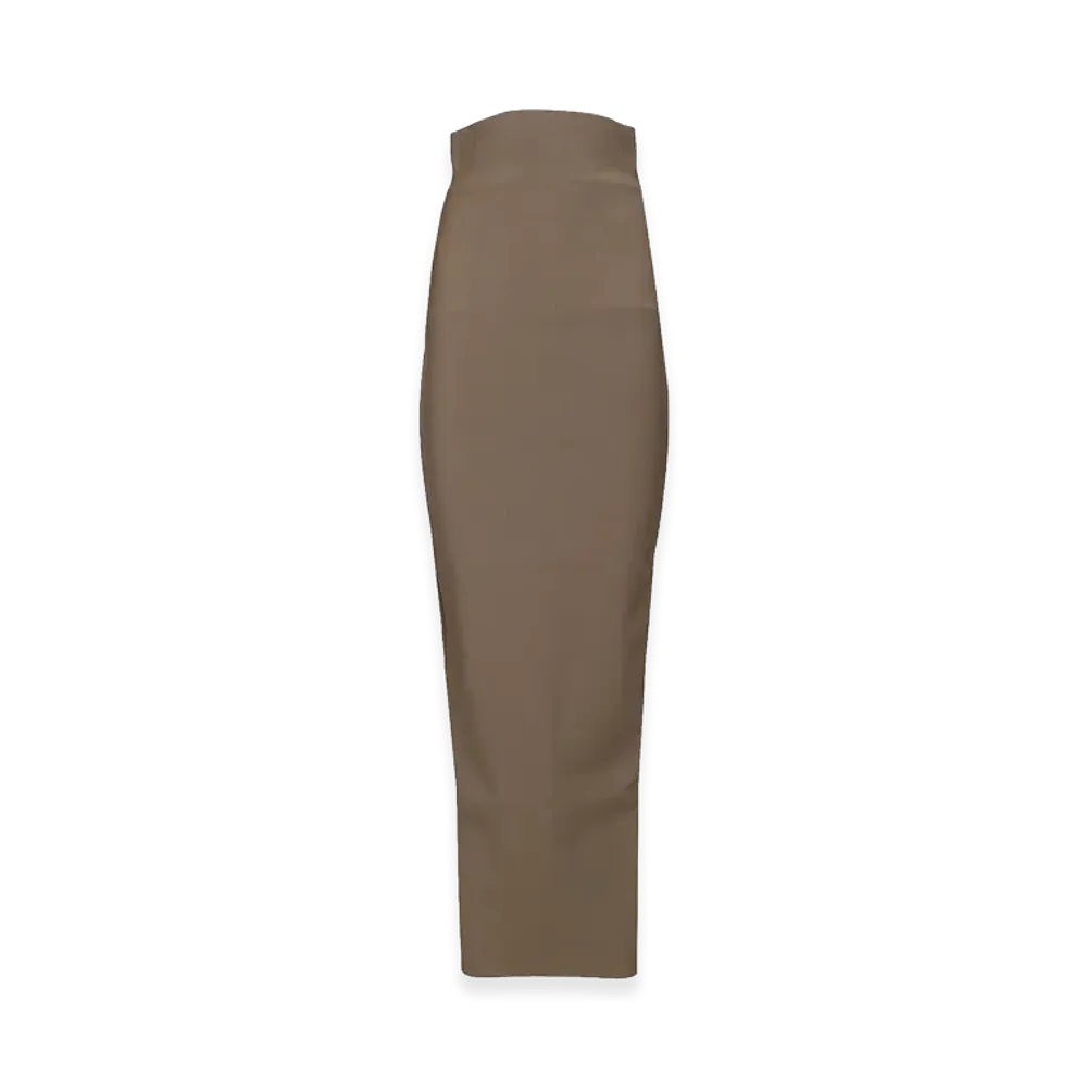 Rick Owens Women's Dirt Pallar Skirt "Beige"