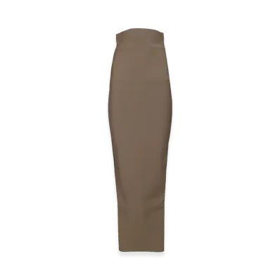 Rick Owens Women's Dirt Pallar Skirt "Beige"