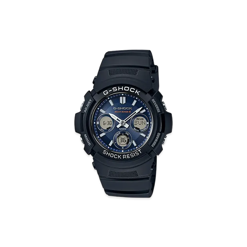 Casio G-Shock G 15A Multi-Band 6 Analog-Digital Radio Solar M "Black/Cmbi"