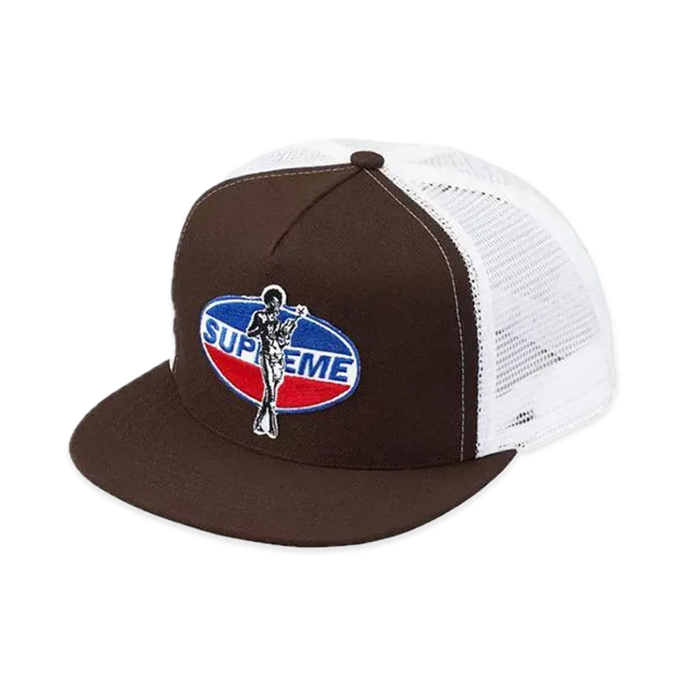 Supreme x HYSTERIC GLAMOUR Mesh Back 5-Panel "Brown"