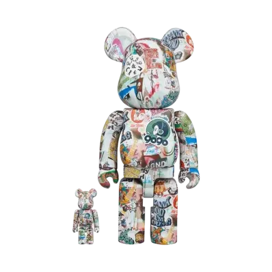 Bearbrick 9090 × S.H.I.P&crew 100% & 400%