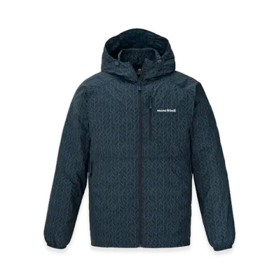 mont-bell Wind Blast Print Parka "Navy"