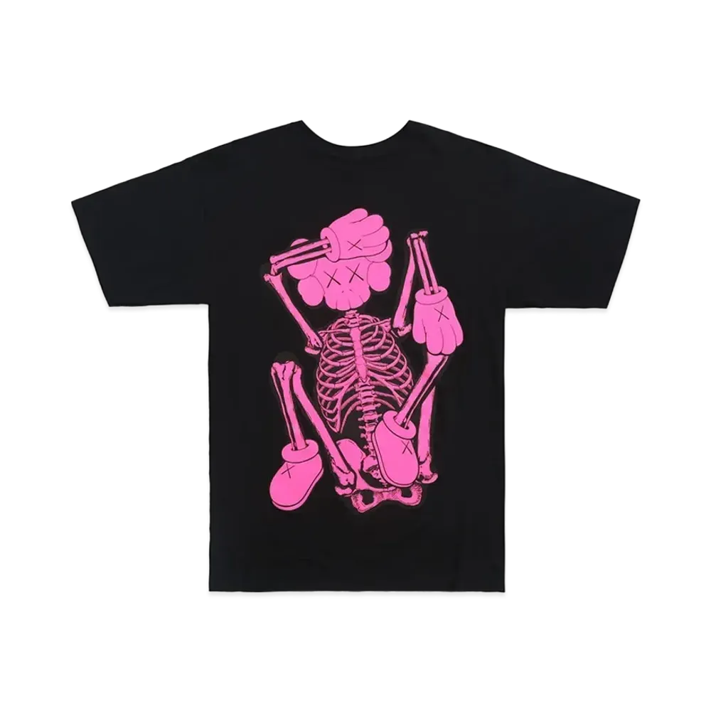 KAWS Skeleton New Fiction "Pink"